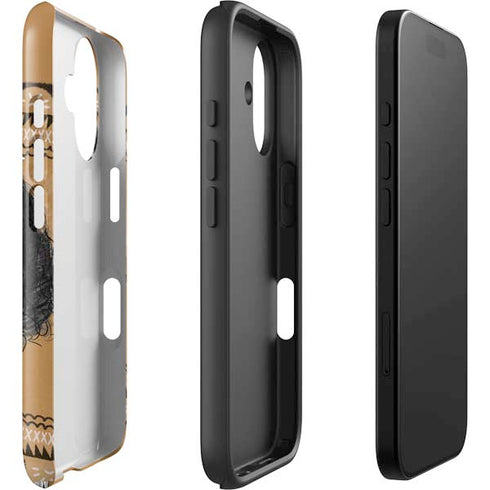 Disney Princess Moana Winking Art iPhone 16 Plus Impact Case